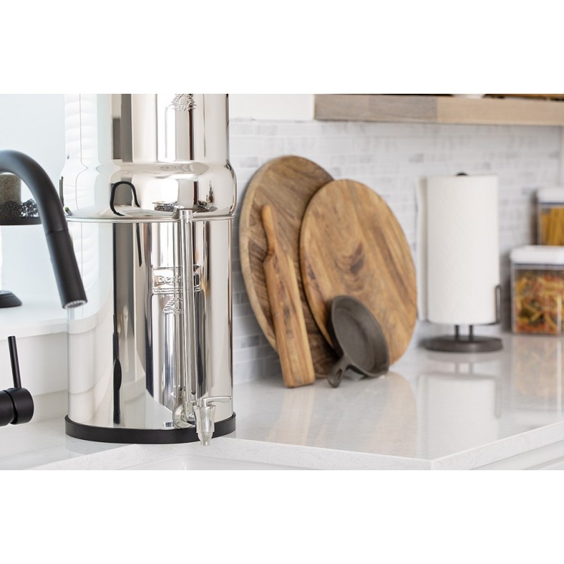 Royal Berkey® & Niveau d'eau Inox. Berkey Benelux Belgique.