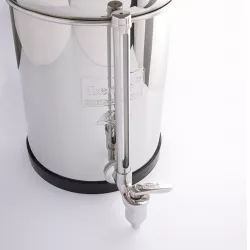 Robinet niveau d'eau inox Berkey® monté sur la cuve inférieure du Royal Berkey®