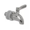 Robinet inox pour Berkey® vu de profil, avec son joint en silicone et son filetage