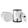 Cuve supérieure du Big Berkey® vue de dessous, cuve inférieure et couvercle