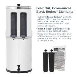 Filtres Black Berkey® & Kit Amorçage Set 2 . Vendu par Berkey Benelux Belgique.