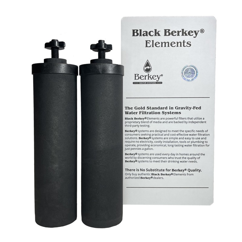 Filtres Black Berkey set de 2. Vendu par Berkey Benelux Belgique. Filtres Black Berkey set de 2. Vendu par Berkey Benelux Belgique.