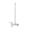 Robinet niveau d'eau inox Berkey® pour Royal Berkey®, vue de profil avec l'écrou de fixation