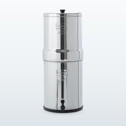Pack Royal Berkey® 12,3 L et robinet inox : le système en acier inoxydable, monté