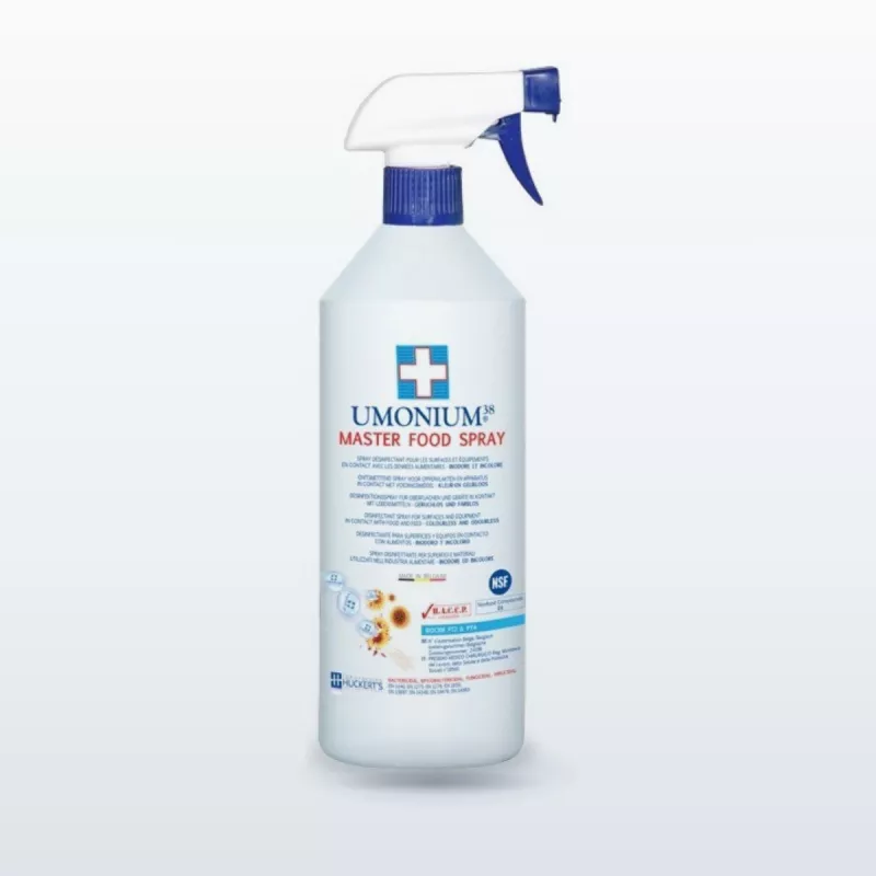 Spray désinfectant UMONIUM38® Master Food, flacon de 500 ml