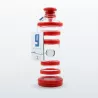 Bouteille i9 Passion rouge, 650 ml, en verre protégé par des bandes de silicone