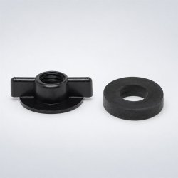 Pack papillon de fixation Berkey® et joint noir, les deux pièces d'un filtre
