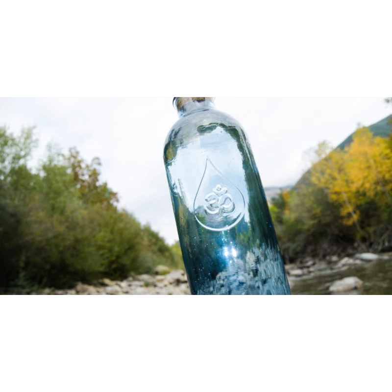 Bouteille en verre OmWater Flying Gatitude Berkey Benelux Belgique.
