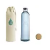 Bouteille OmWater Flying Gratitude 1,2 L avec son étui en chanvre et son bouchon étanche PLEYAD