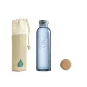 Bouteille OmWater Mini 500 ml avec son étui en coton et chanvre et son bouchon étanche PLEYAD