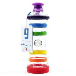 Bouteille i9 Chakra multicolore 650 ml avec son étiquette