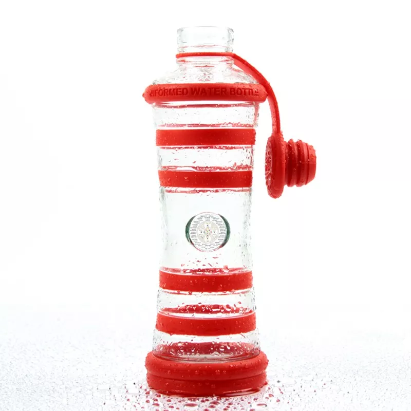 Bouteille i9 Passion rouge 650 ml, bouchon détaché retenu par sa languette