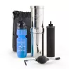 Kit Go Berkey® 1 L : le système et son élément Black Berkey®, la bouteille filtrante Sport Berkey®, la housse et le Primer™