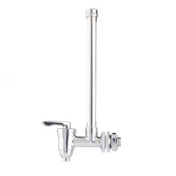 Robinet niveau d'eau inox Berkey® pour Big Berkey®, vue de profil avec l'écrou de fixation