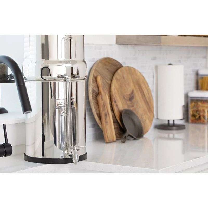 Robinet Niveau d'eau Inox Royal Berkey Benelux. Belgique.