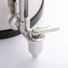 Robinet niveau d'eau inox Berkey® : détail du robinet et de sa manette