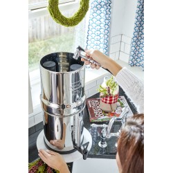 Crown 22L Berkey® + Niveau d'eau Inox Berkey®.