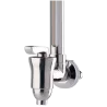 Robinet niveau d'eau inox Berkey® : détail du robinet et du bas du tube