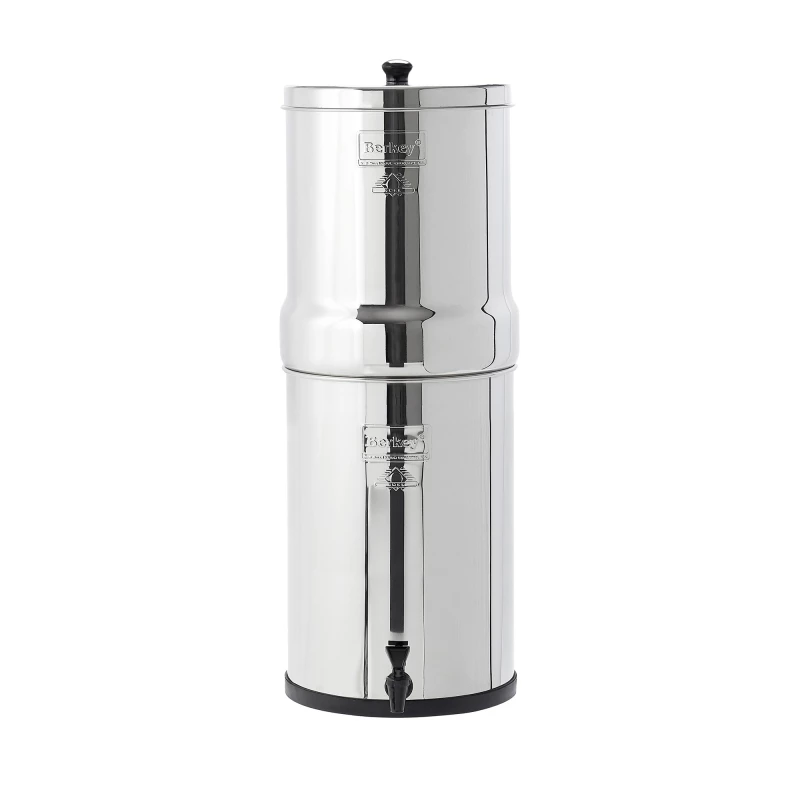 Crown Berkey® & Robinet Inox. Purificateur d'eau 22 Litres. Berkey Benelux Belgique.
